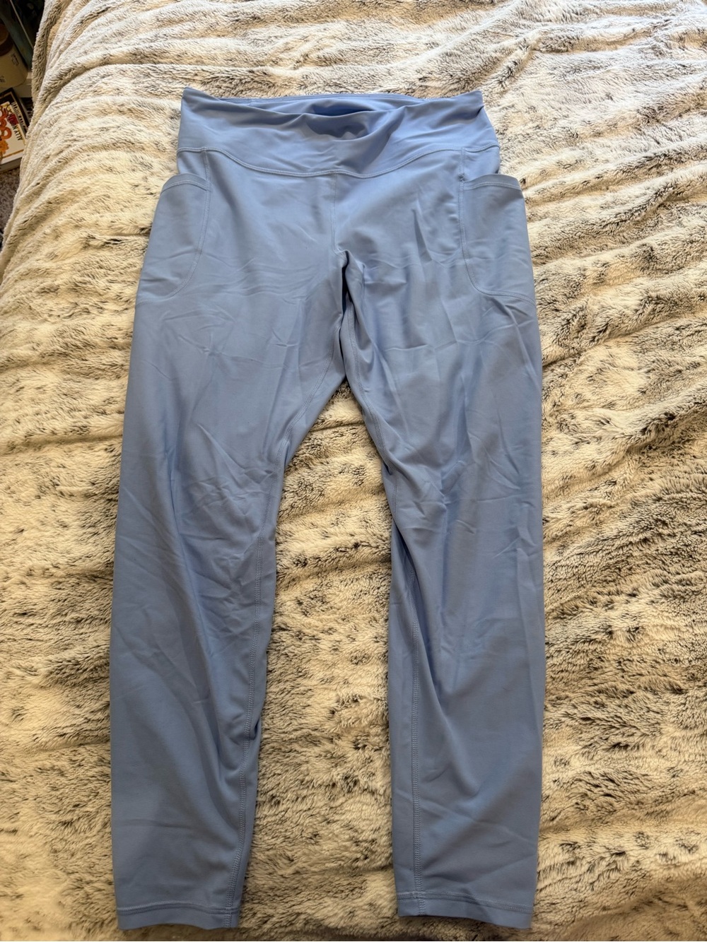 Old Navy Light Blue Leggings with Side Pockets